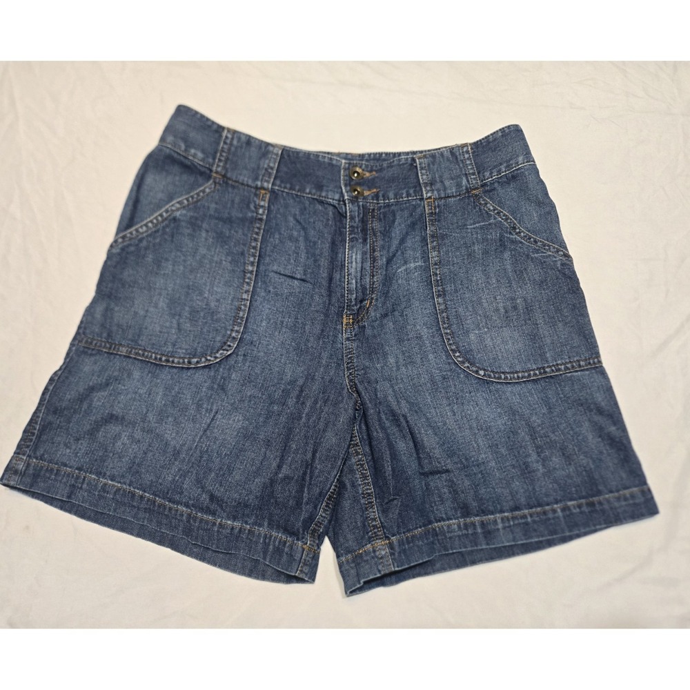 Lauren Ralph Lauren Jeans Co Premium Denim Shorts Womens Size 6 Cotton Blue Luxe